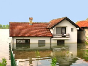 Flood - house in water